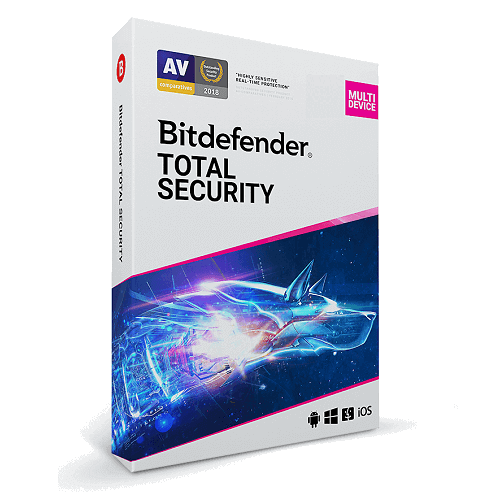 Bitdefender Total Security with VPN - 1-Year / 10-Device - United States & Canada