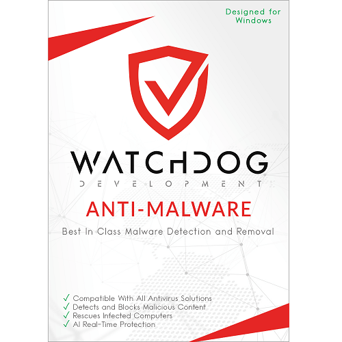 Watchdog Anti-Malware  | Lifetime License | 3 PCs | Windows