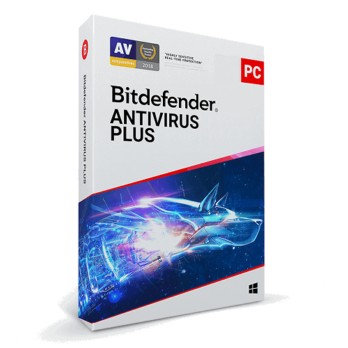 Bitdefender Antivirus Plus - 1-Year / 5-PC - United States & Canada